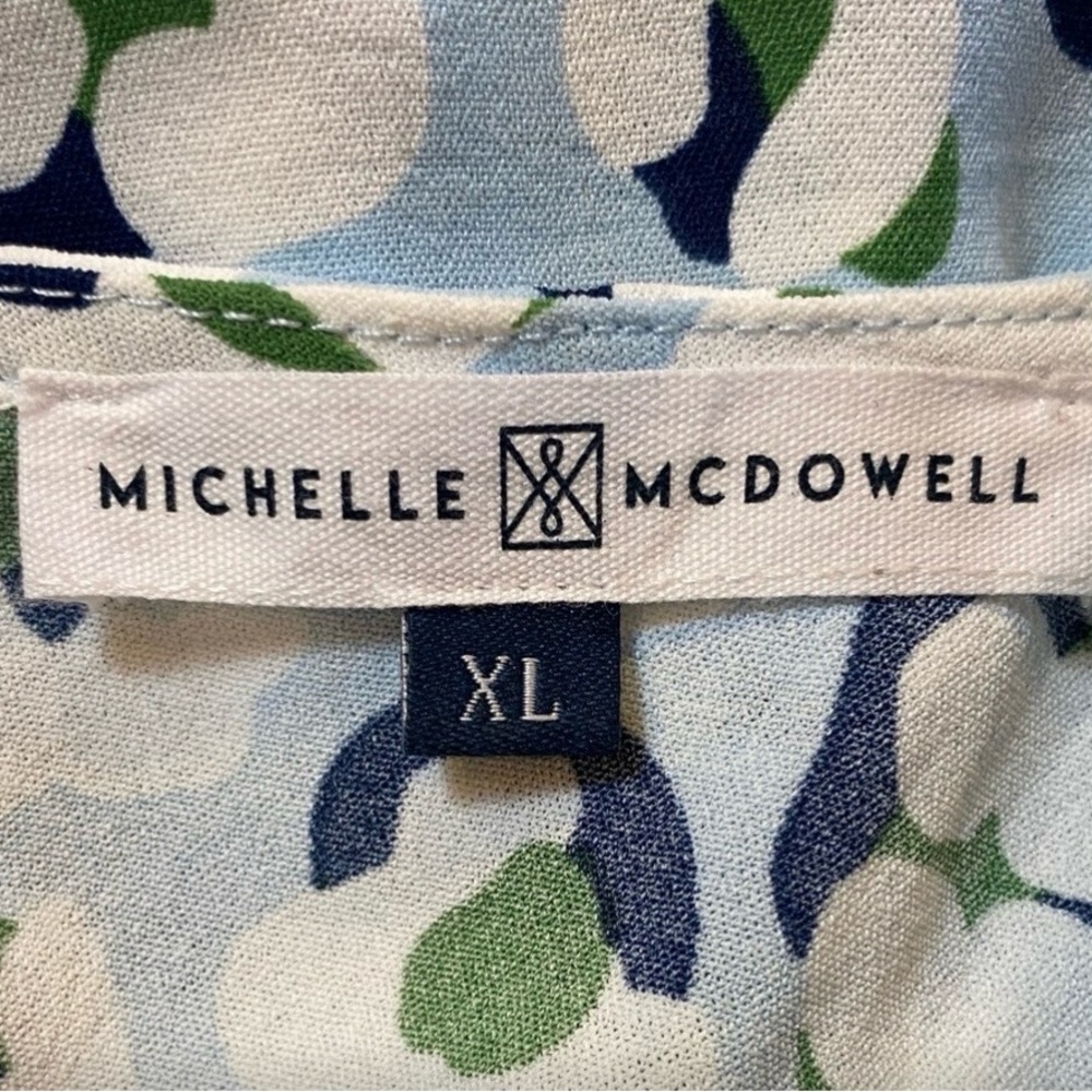 Michelle McDowell🎉🎉 🎉SUNDAY SPEACIAL 🎉🎉🎉Light Blue Floral Leopard Print XL - Picture 6 of 11